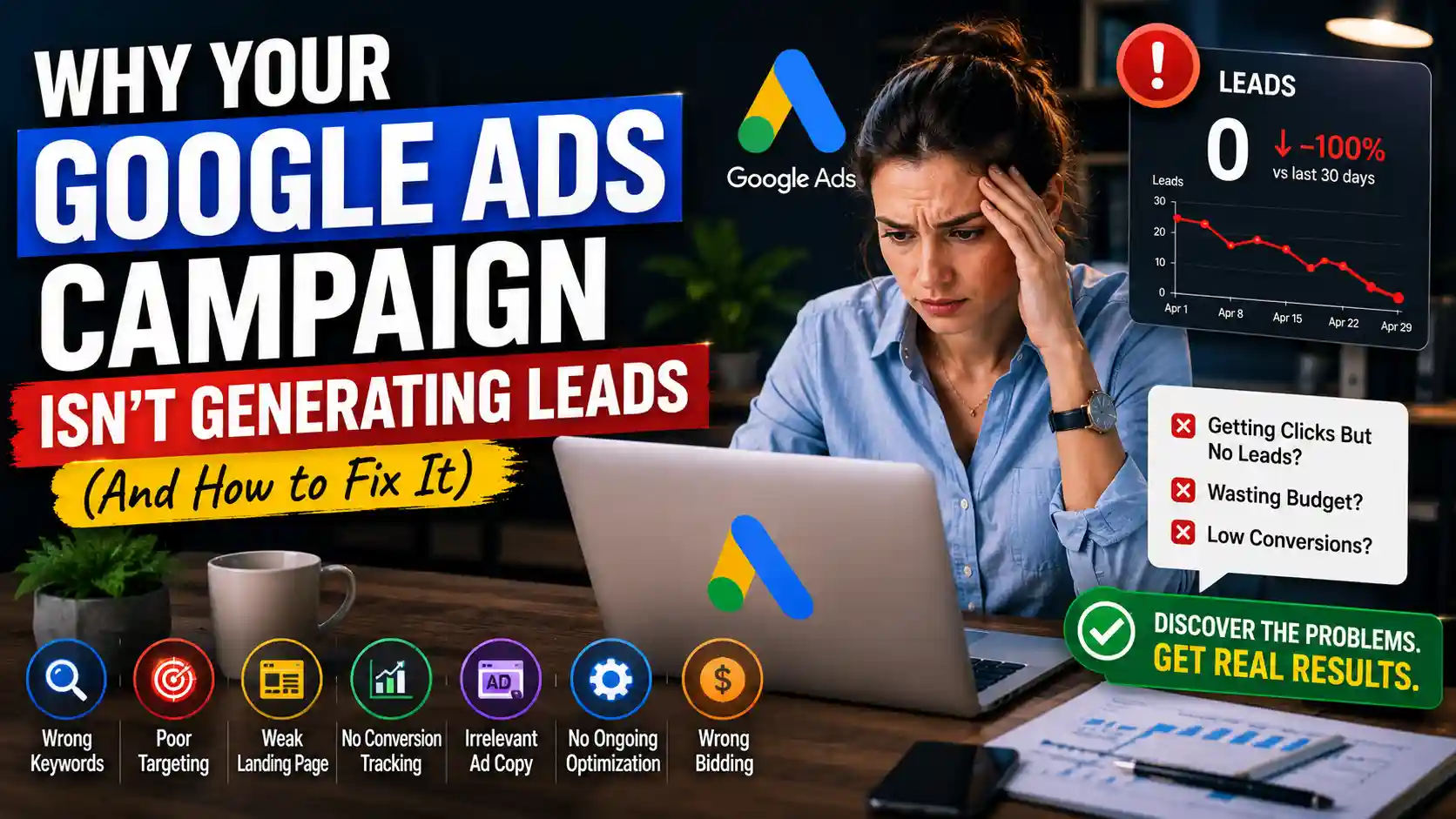 Why Your Google Ads Campaign Isn't Generating Leads (And How to Fix It)